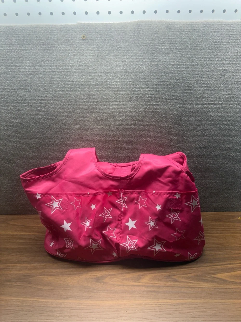 American Girl Pink Star Pattern Bib